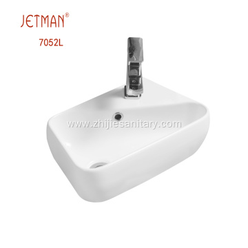 bathroom ceramic basin counter type wash basin